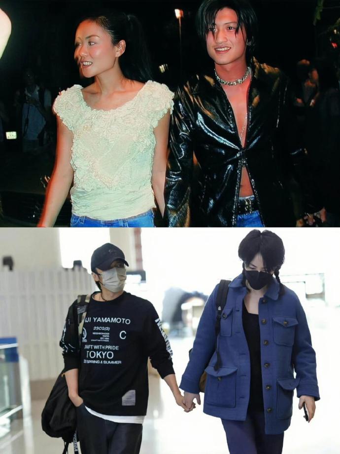 海关战线香港首映王菲看谢霆锋的眼神