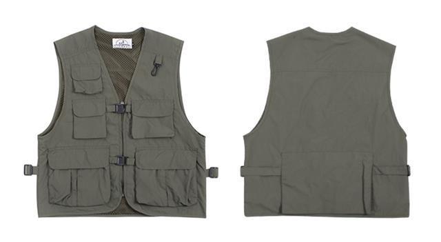 暗港军事机能风户外战术工装马甲摄影背心外套男女多口袋ins夏季军