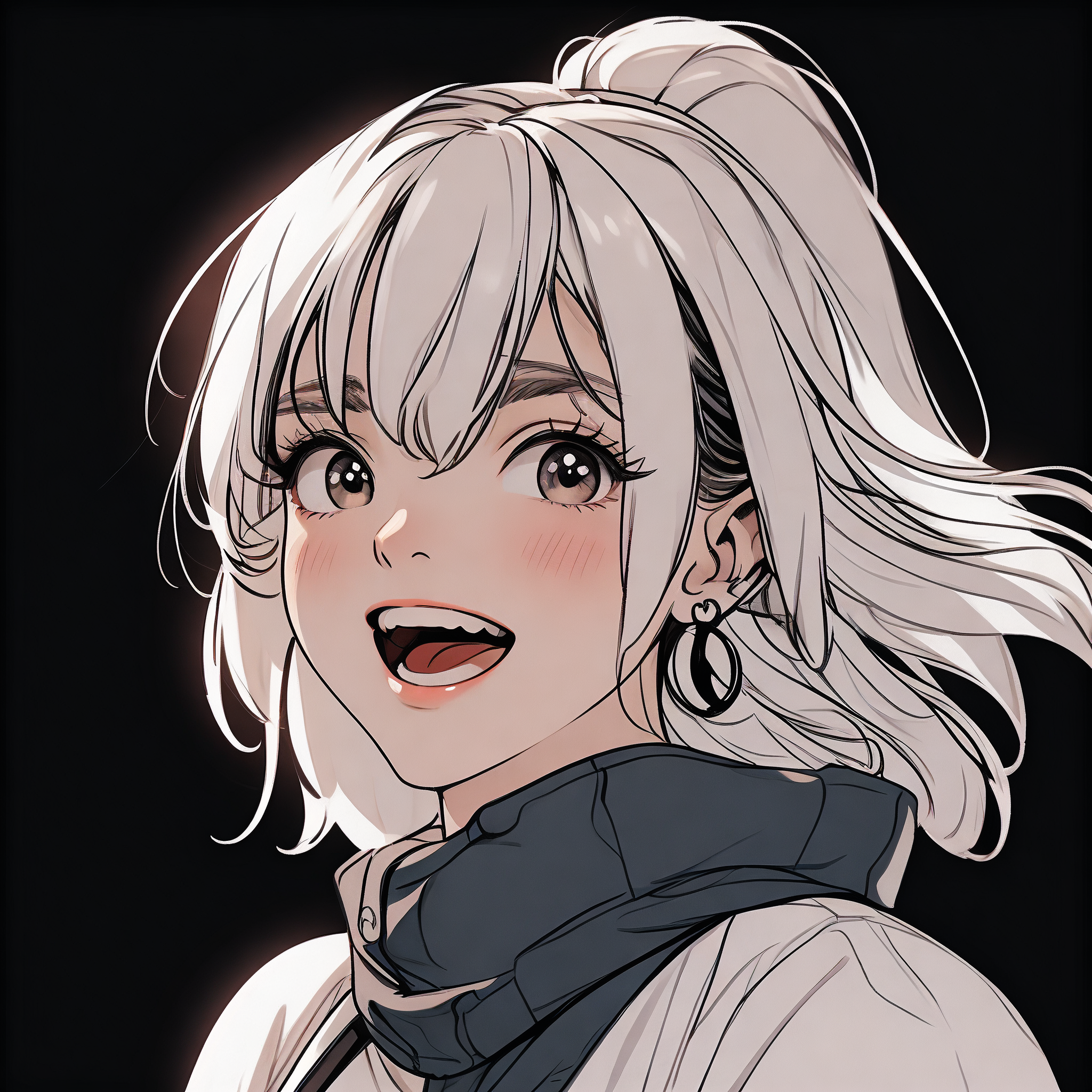 漫画风格头像94甜酷女孩必备 哇喔～ 漫画风头像来啦99 酷酷又