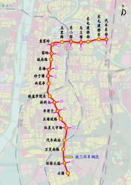 不用等第四轮规划长沙地铁7号线南延有望提前开工