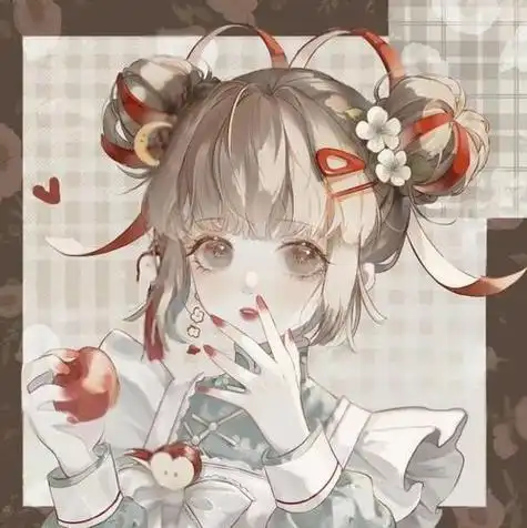 仙气可爱古风动漫女生头像市井长巷聚拢来是烟火摊开来是人间