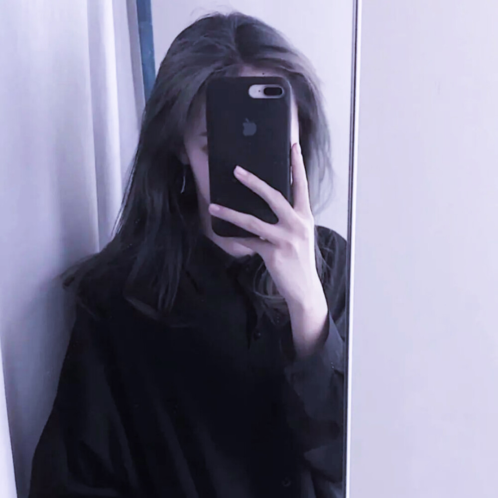 手机挡脸系列女头