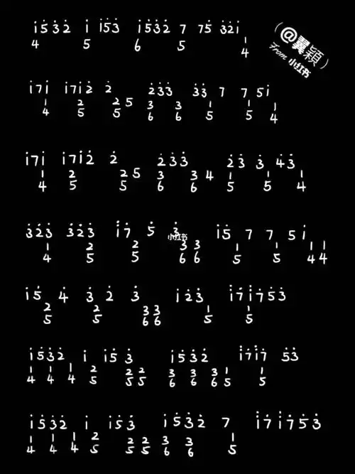 手抄谱_光遇_琴谱_光遇琴谱_游戏摩尔庄园钢琴谱溯-溯钢琴数字简谱