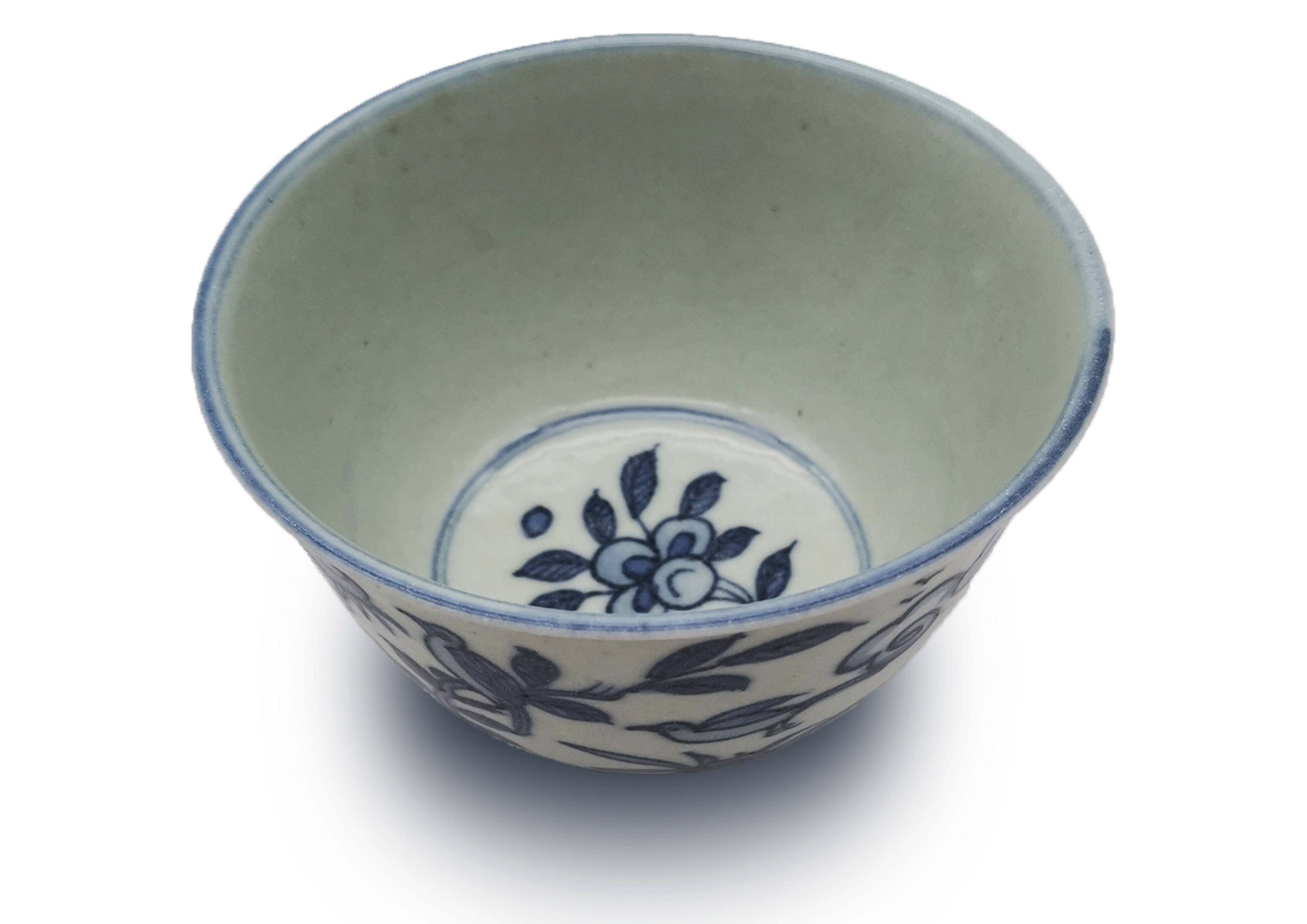 藏品鉴赏大明万历青花花鸟纹碗