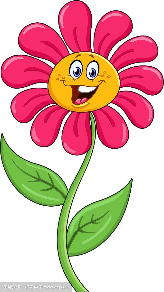 卡通花