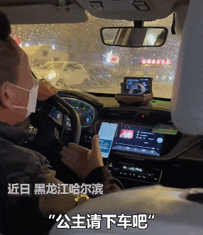 出租车司机大哥温声细语接待南方游客,口口声声都是"公主请下车";哈哈