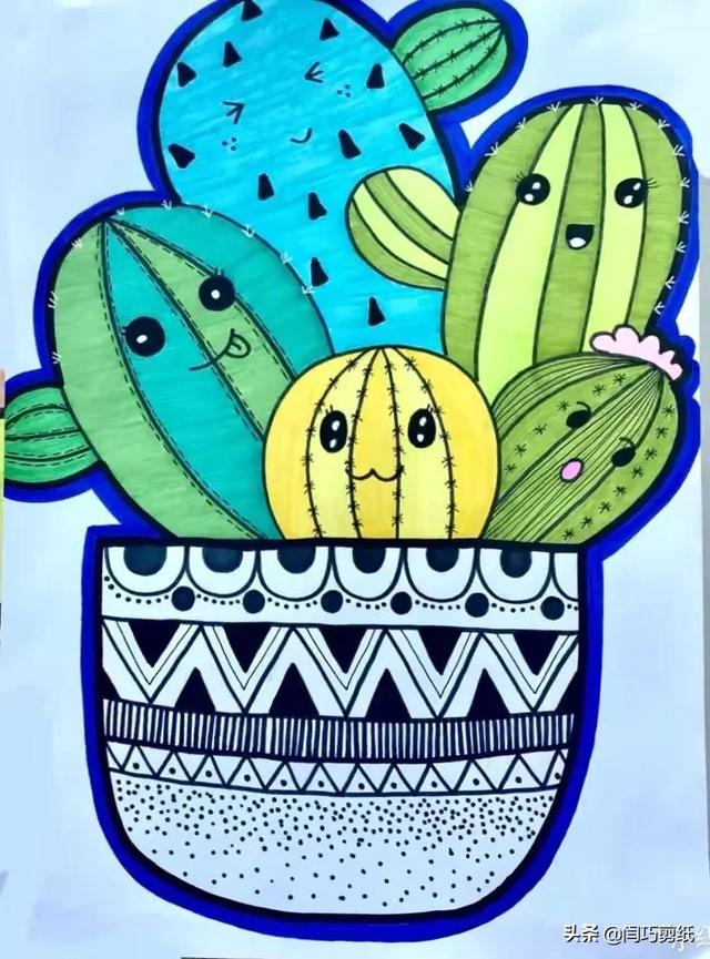 4-6岁儿童画,适合4～6岁创意美术画(资深美术教师收集6—12岁马克笔