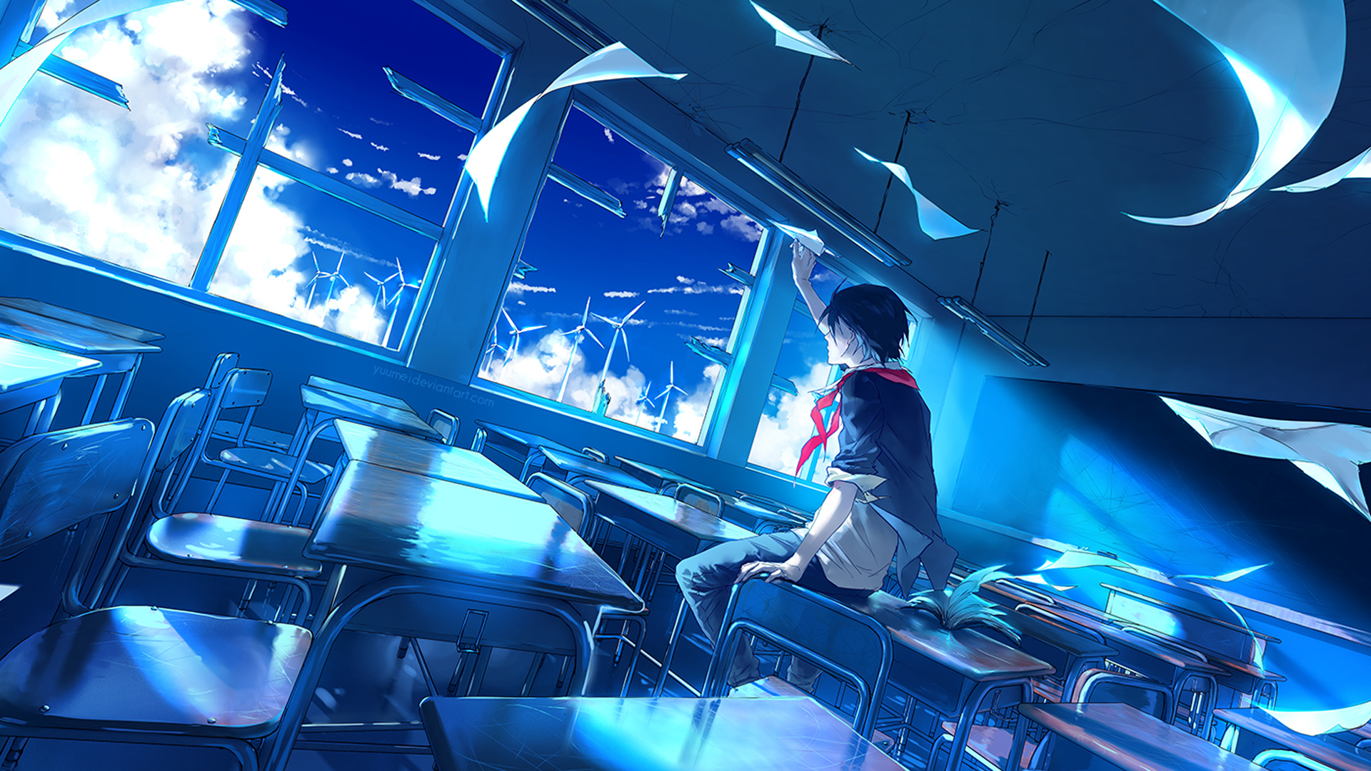 画师コーラ:唯美意境场景壁纸图片合集高清大图预览1920x1080_卡通