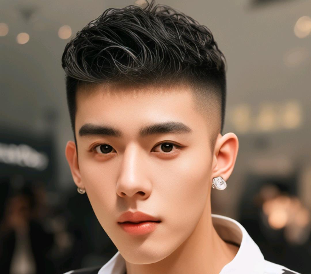 但最帅的是短边和时尚真和有型的精神_发型_男士_短发