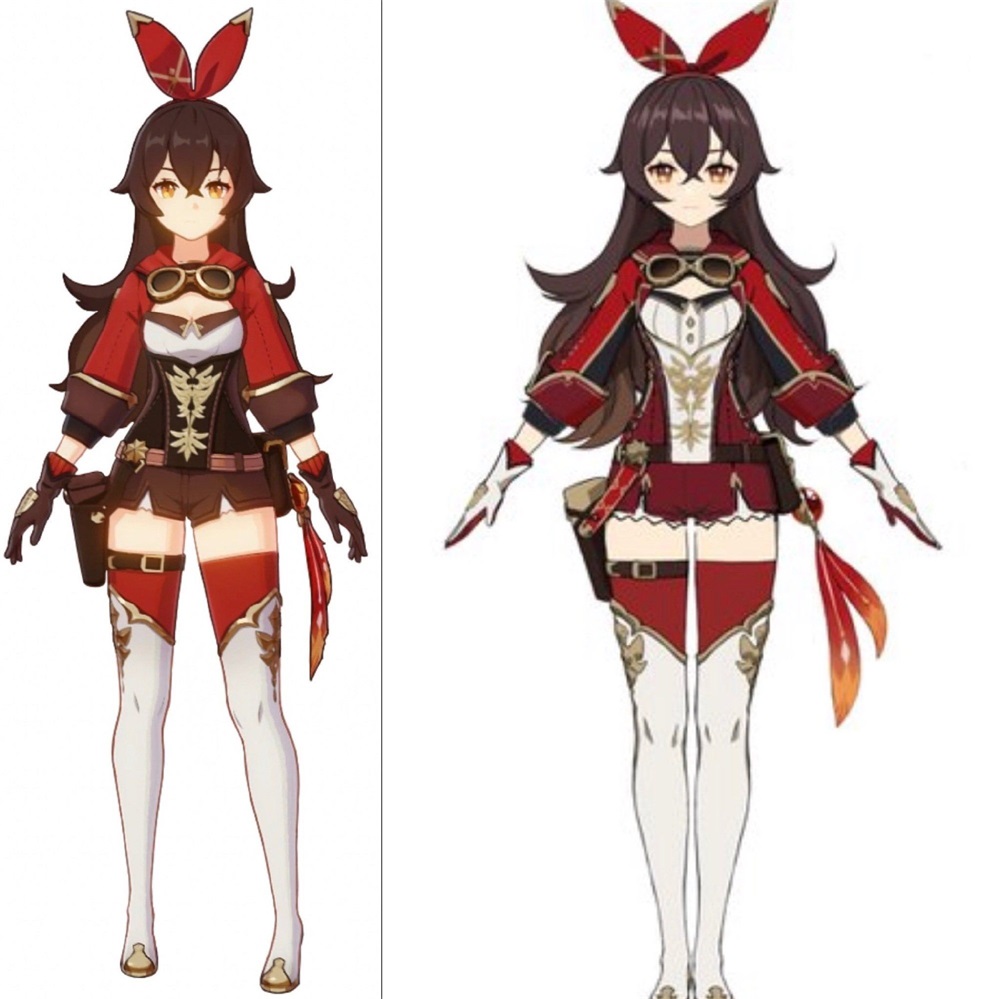 原神和谐对比图片 原神2.4河蟹修改立绘建模前后对比一览