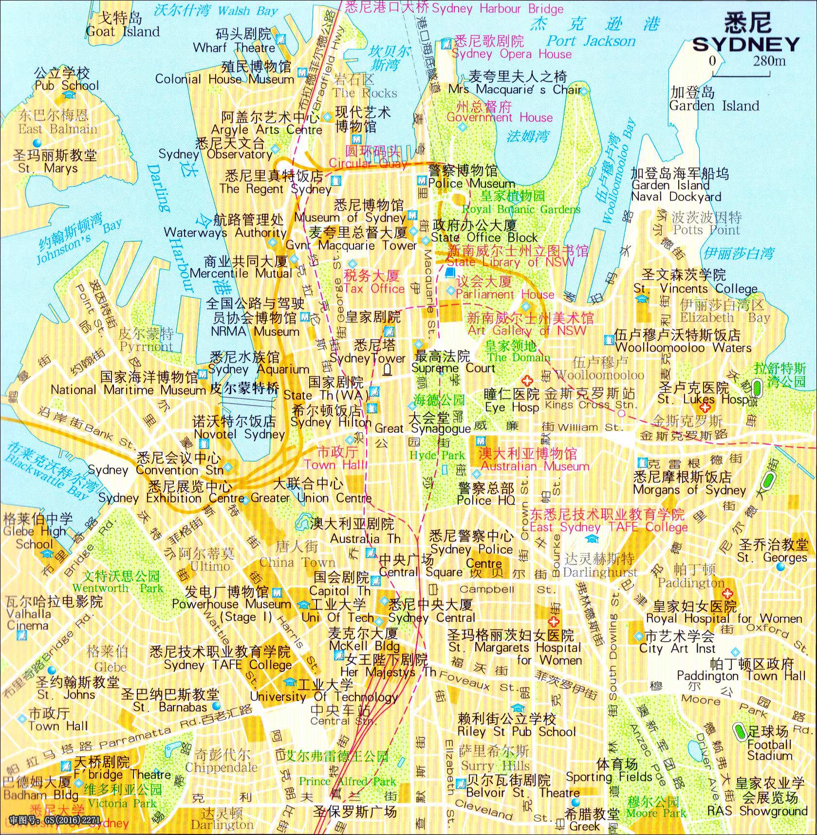 悉尼地图_地图窝