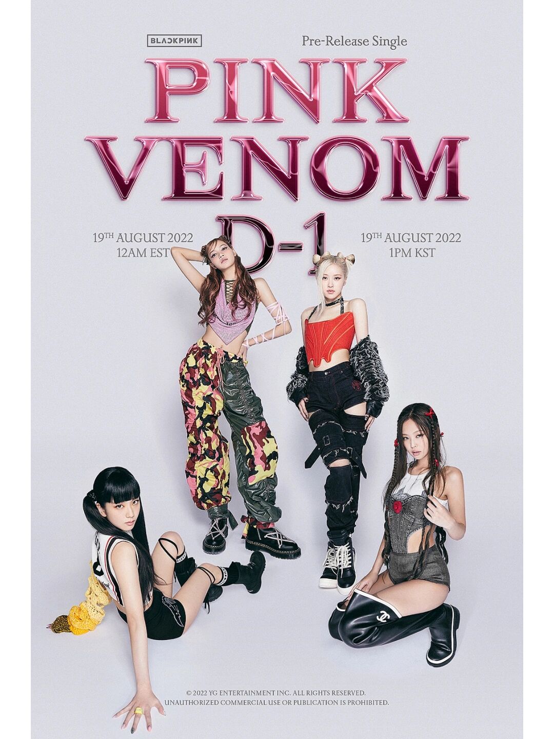 blackpink回归倒计时d-1 海报9495 #韩国女团# #南韩女爱豆