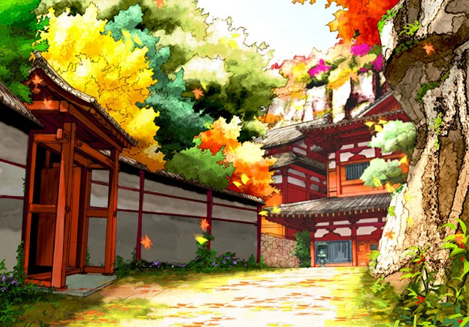 仙境般的原画,大爱啊@cci中国动漫插画