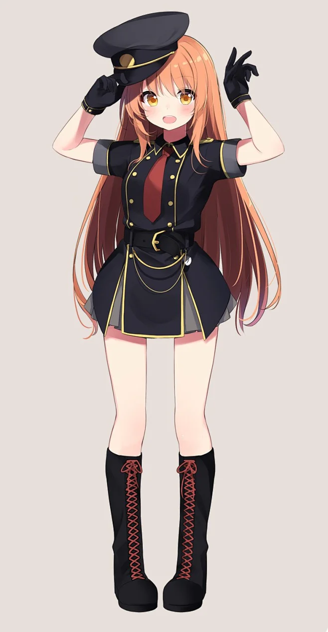 声声晚从neihan转采于2020-10-28 13:43:49军服 少女二次元 军装,制服