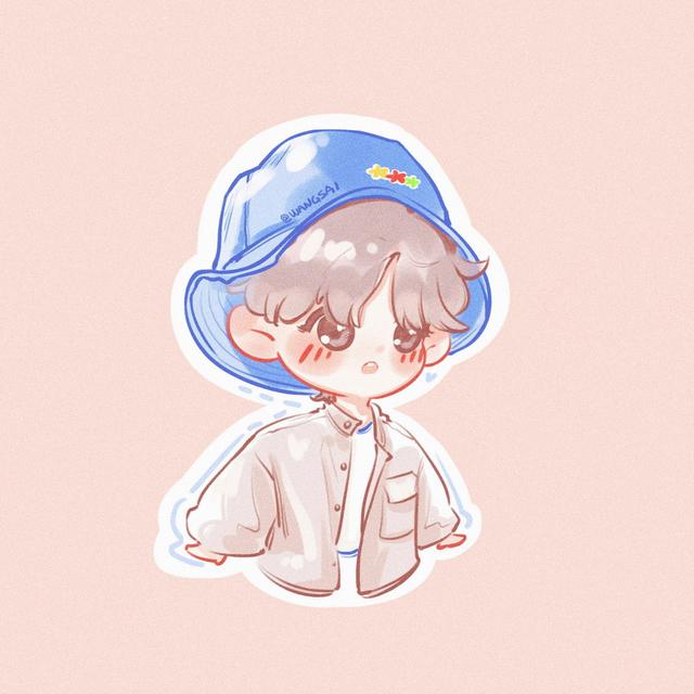 饭绘王源q图,软萌源超可爱