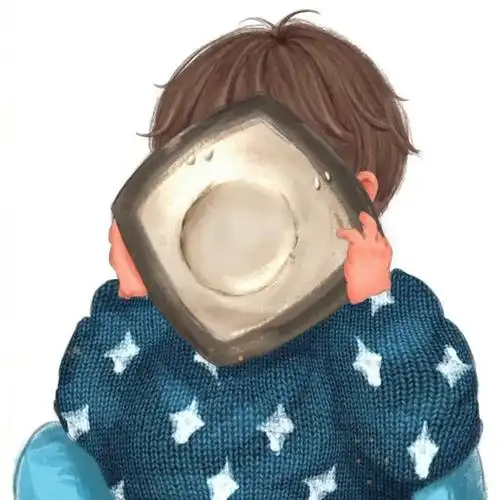 干饭人头像动漫可爱,高清小孩端碗吃饭的情侣头像图片_情侣动漫头像