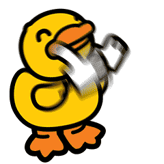 大黄鸭机械舞欢快点头gif动图_动态图_表情包下载_soogif