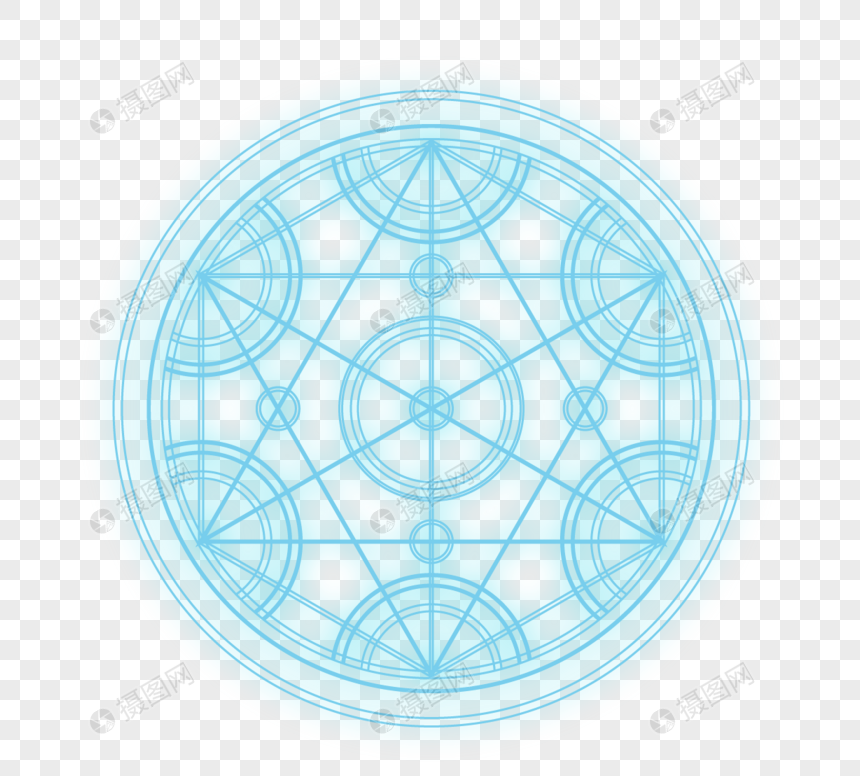 魔法阵炫彩元素