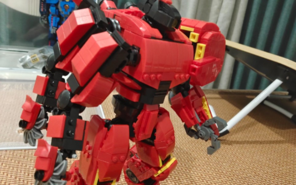 乐高moc机甲环太平洋暴风赤红2.