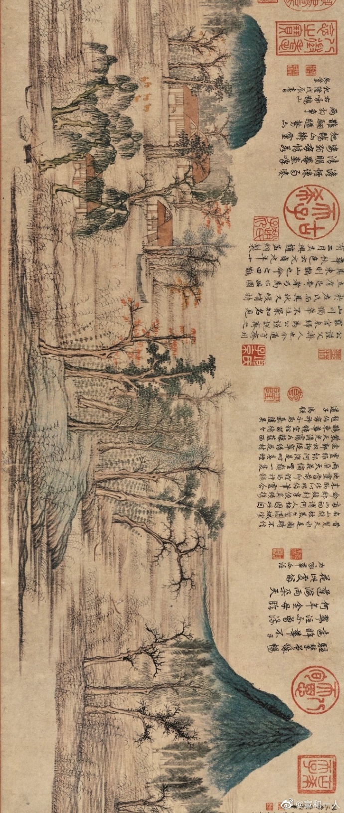 鹊华秋色图,探寻赵孟頫的足迹与取景地.