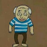 搞怪老人情侣头像奇葩_微信头像图片大全