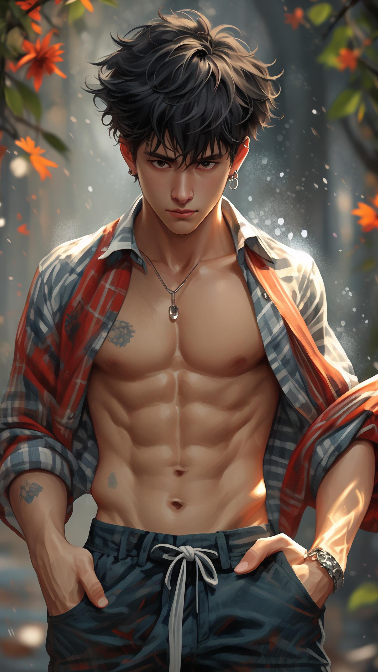 帅哥腹肌壁纸来袭!9994