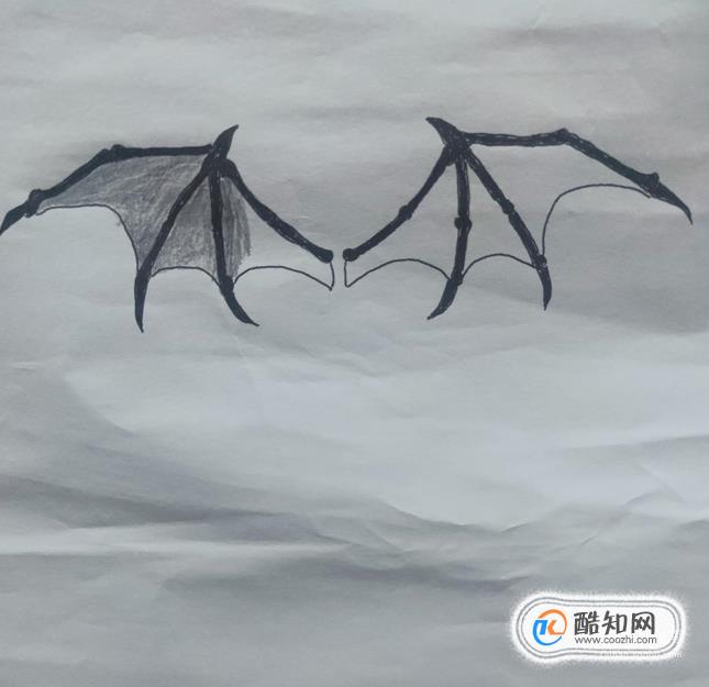 06 把恶魔翅膀的骨翼加上浅色.