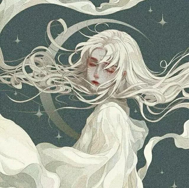 女生头像:1126插画动漫星河头像