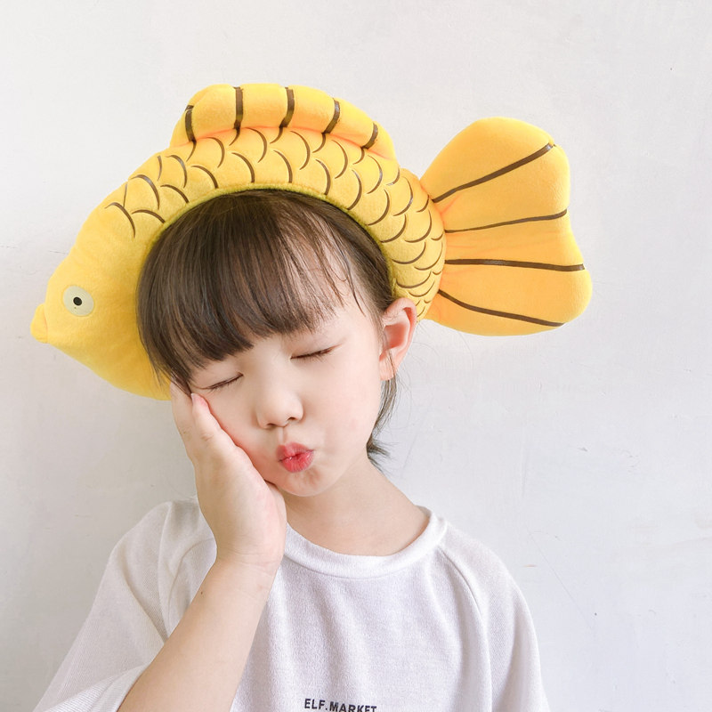 创意ins搞怪鲤鱼发箍网红头饰少女发饰