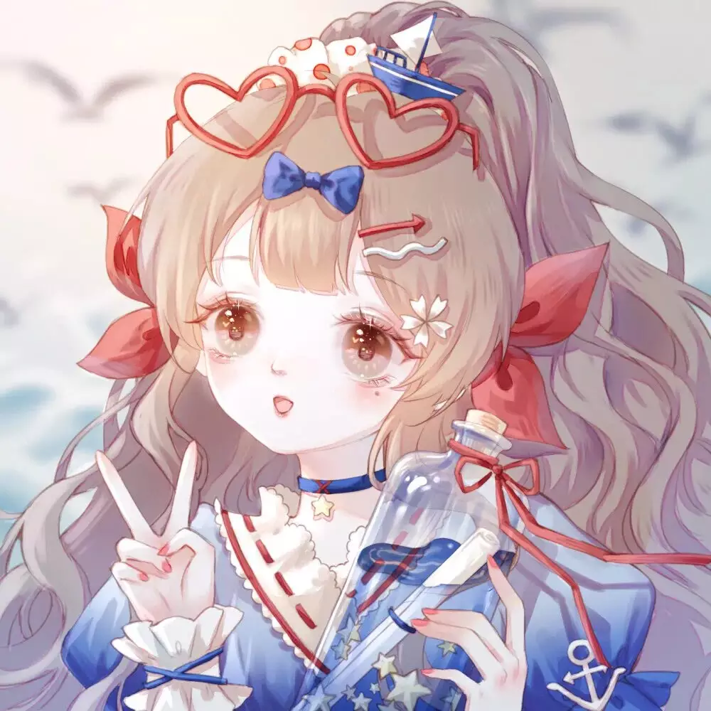 动漫女生头像超梦幻太美了