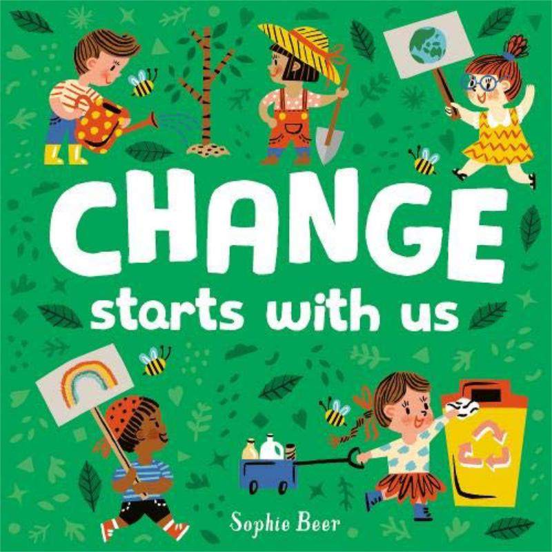change starts with us 改变从我做起 英文原版 启蒙环保 纸板书翻翻