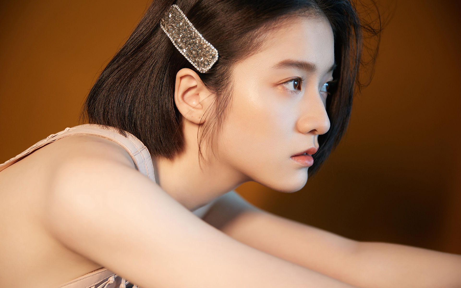 张雪迎清新甜美写真桌面壁纸