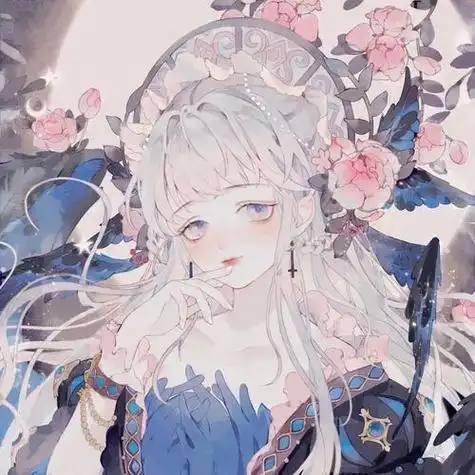 仙气可爱动漫女生头像抬头看一眼阳光我知道你和春天一起来了