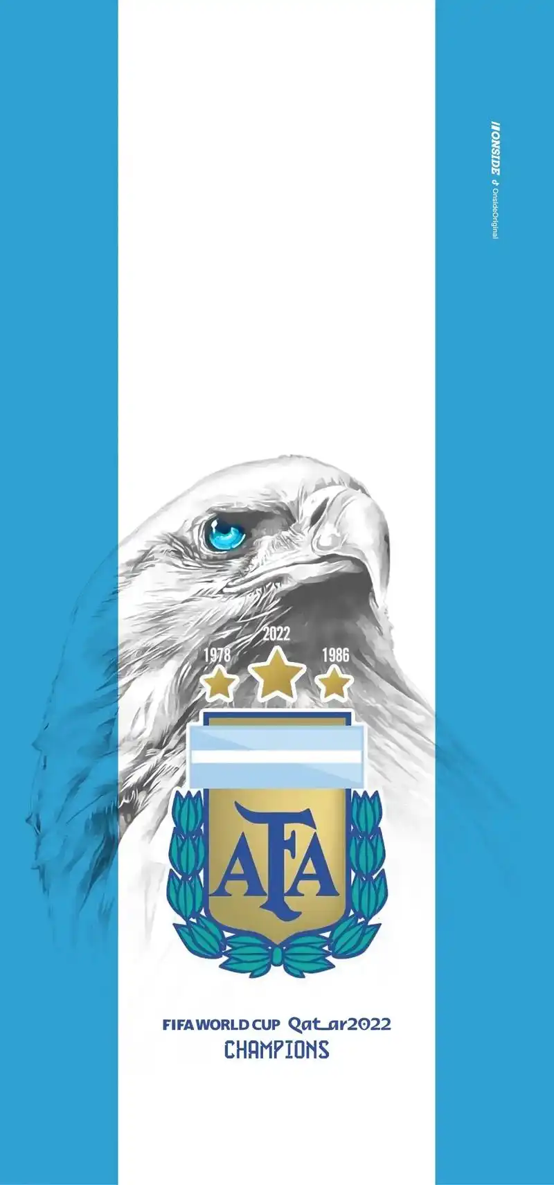 阿根廷国家队发布了新logo,盾牌徽章的金色星星变为三颗.中 - 抖音