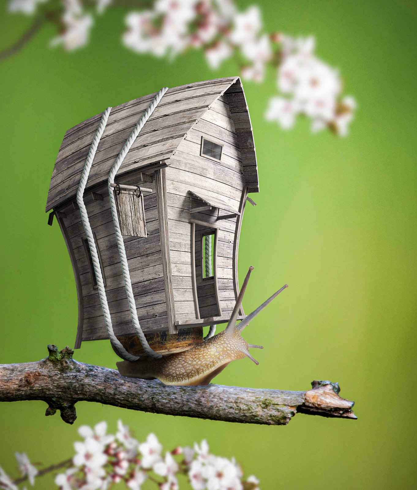 ps-"蜗居"趣味创意合成