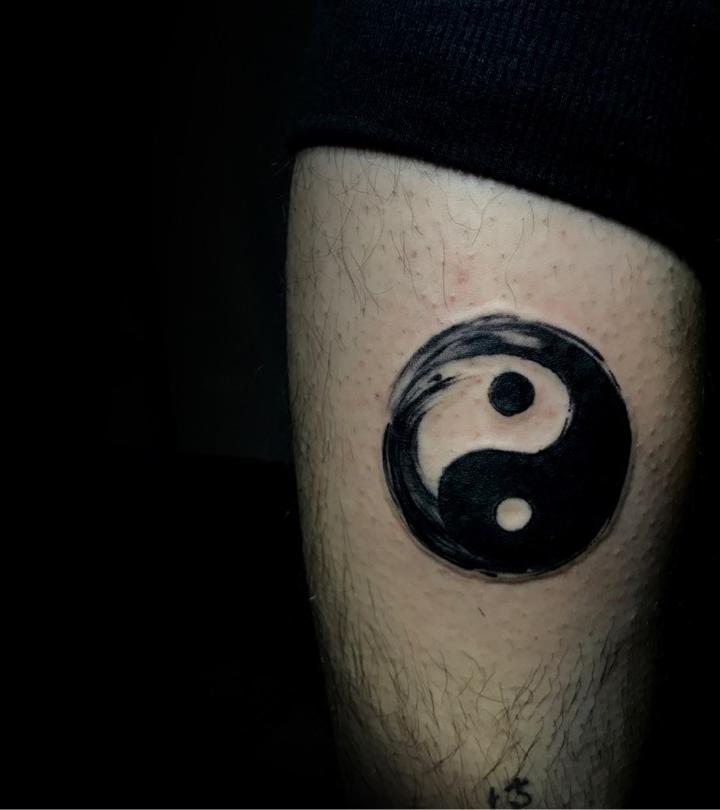 太极_纹身图案手稿图片_大牙的纹身作品集