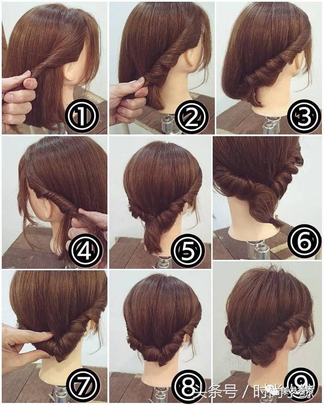 谁说短发一成不变!推荐8款可爱气质短发编发_手机搜狐网