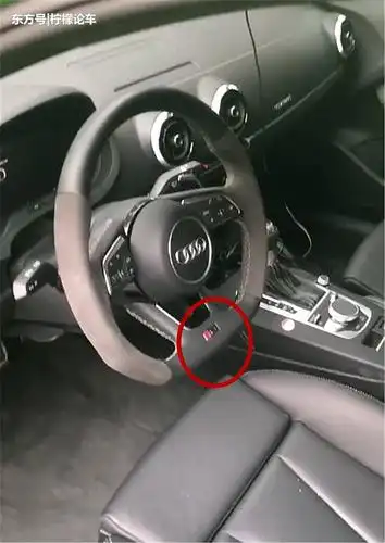 富二代炫富,晒出绿色奥迪a3,看到内饰时,才知这不是普通a3