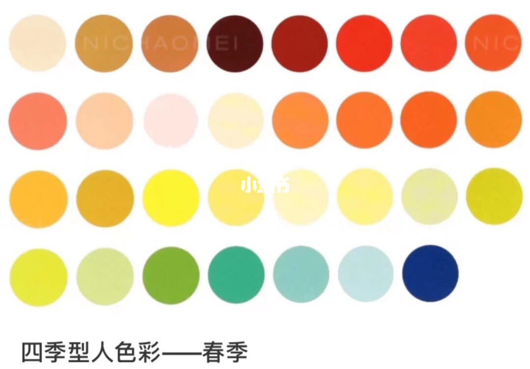 四季型人色彩春季型人特征