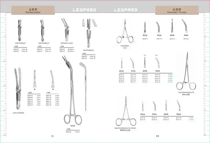 基础外科手术器械图谱