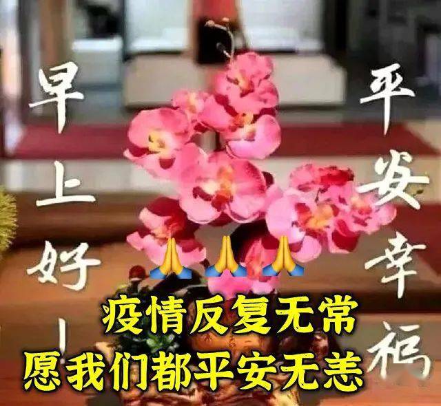 2022早上好表情包疫情反复无常愿我们都平安无恙
