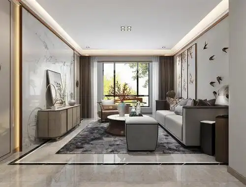 极简新中式效果图