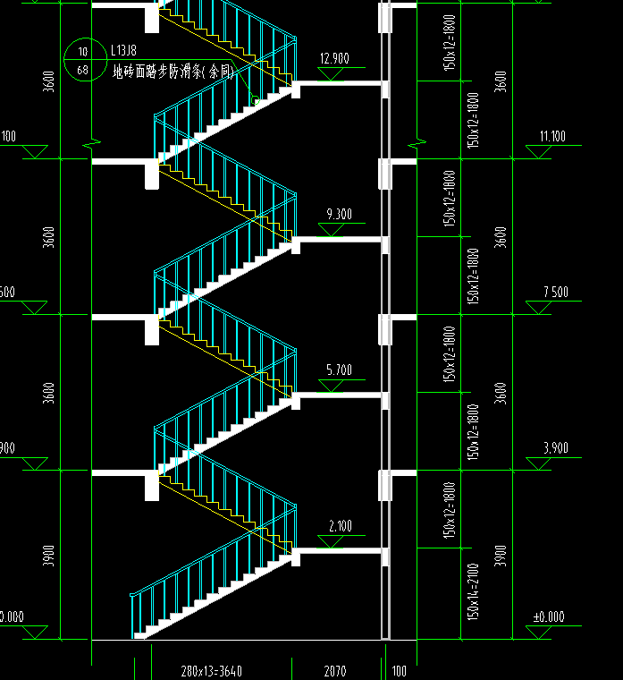 这是单跑还是双炮楼梯