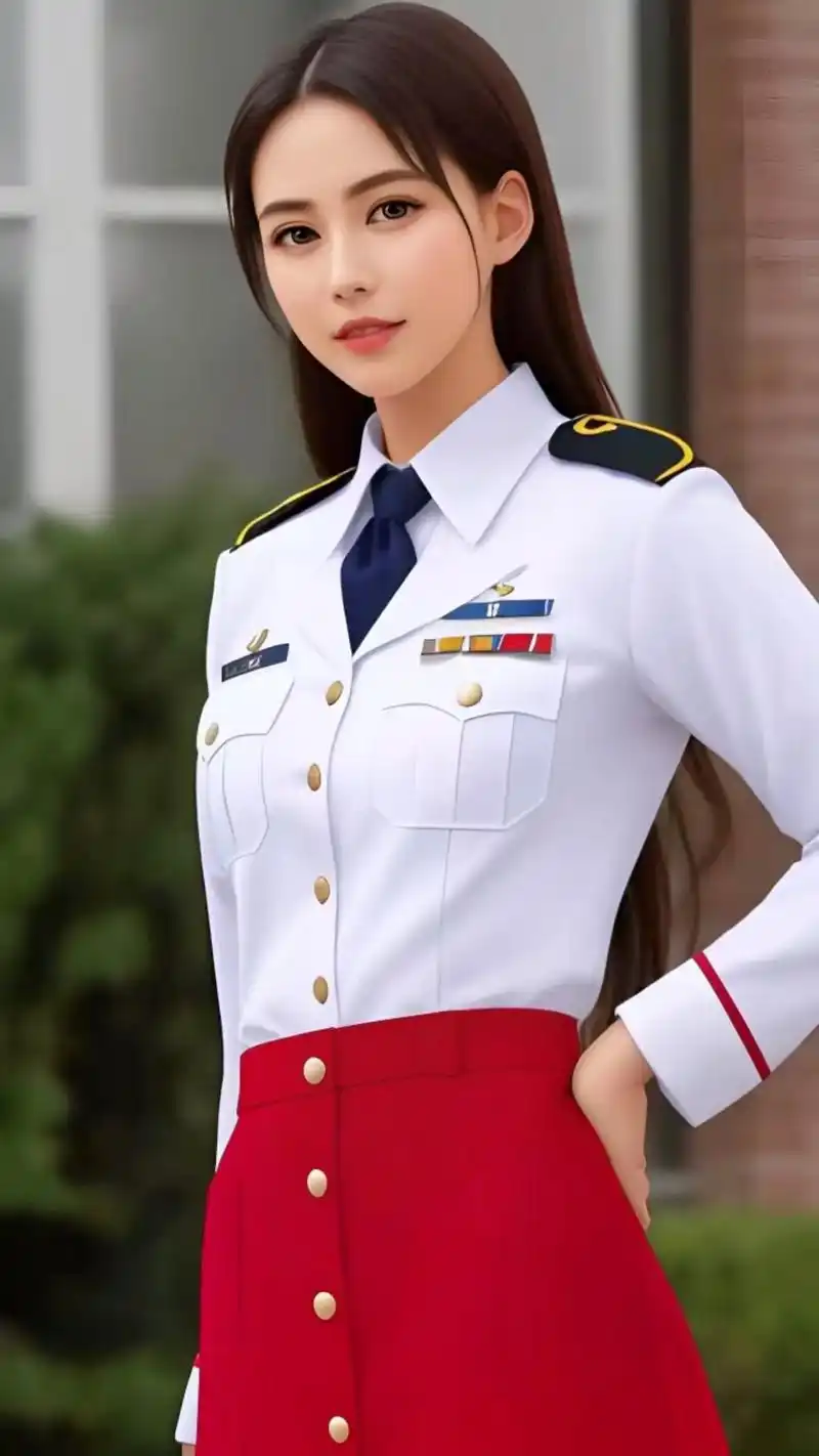 俄罗斯女孩穿上军装,就要出征了.她们.像极写满勇气的诗行,双 - 抖音