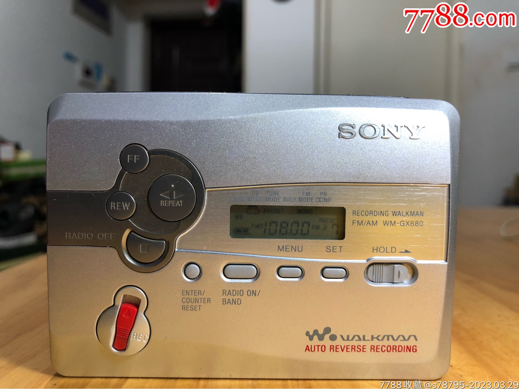索尼磁带随身听gx680