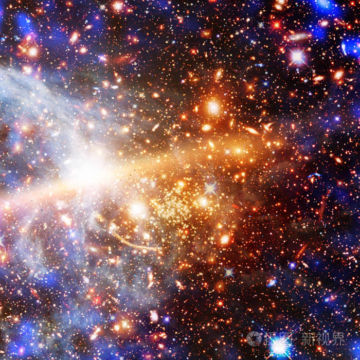 银河系这张图片的元素由美国宇航局提供