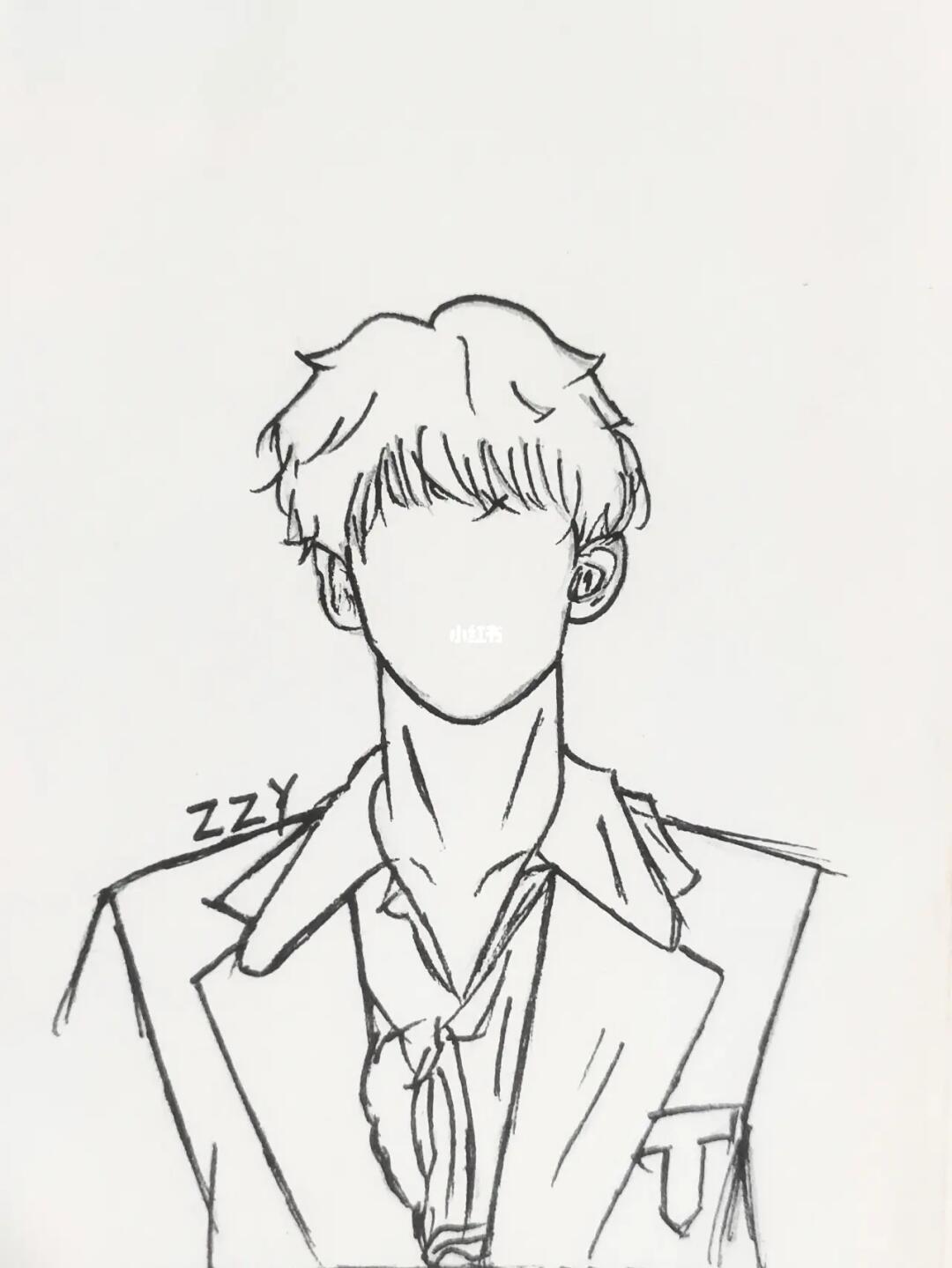 张真源  浅浅画了一个线稿