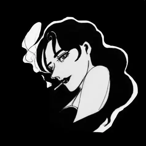 头像女霸气冷酷无情黑白吸烟 霸气头像图片大全 -【爱个性】