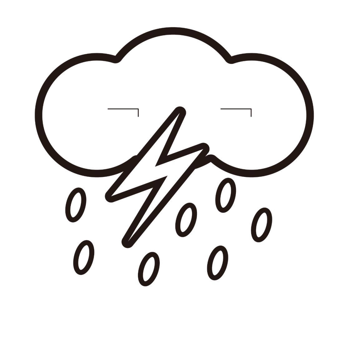 下雨的天气怎么样画简笔画