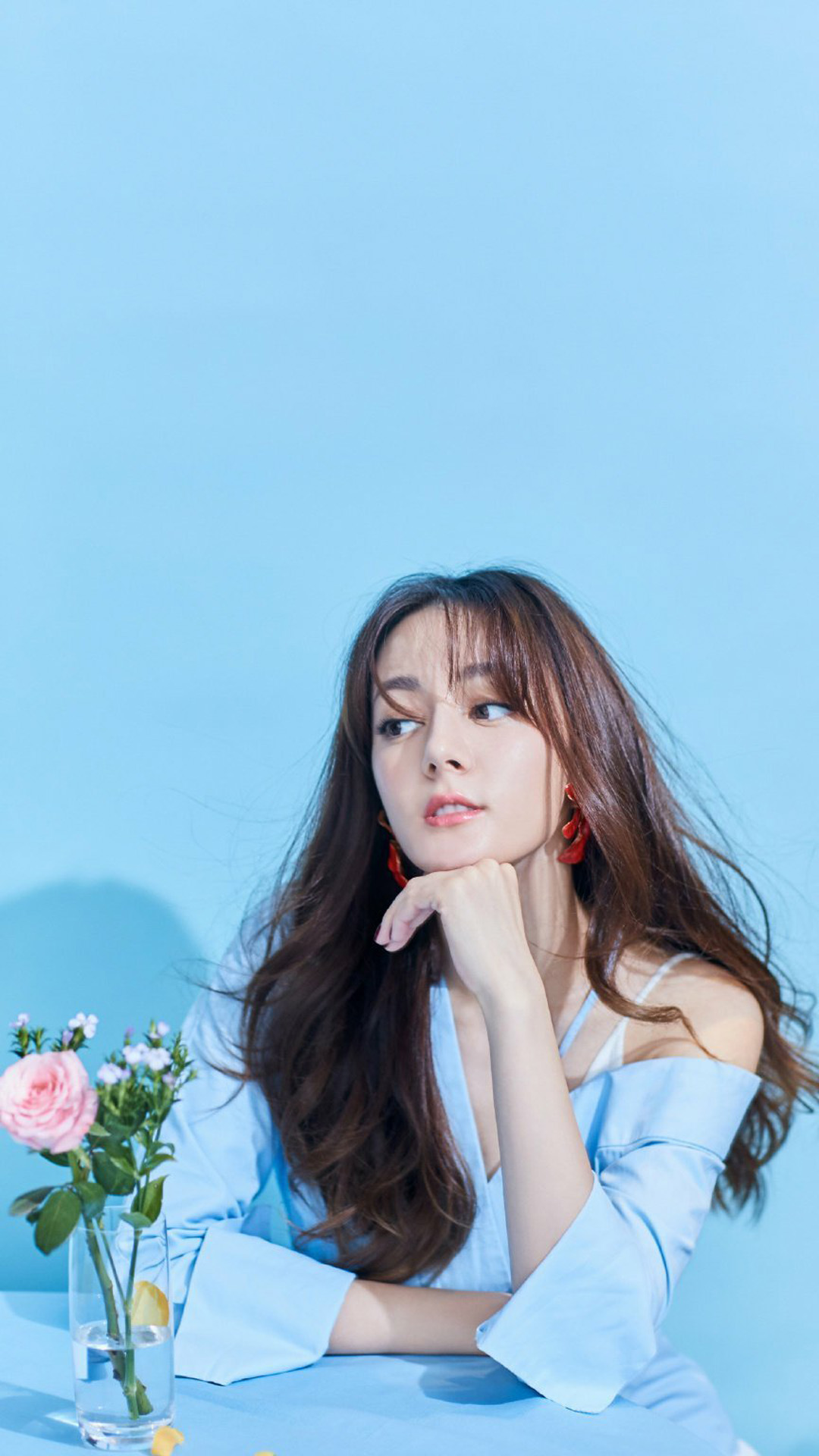 迪丽热巴仙气迷人写真手机壁纸